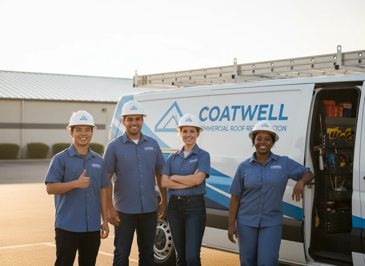 Commercial roof coating company in Nesbit, MS